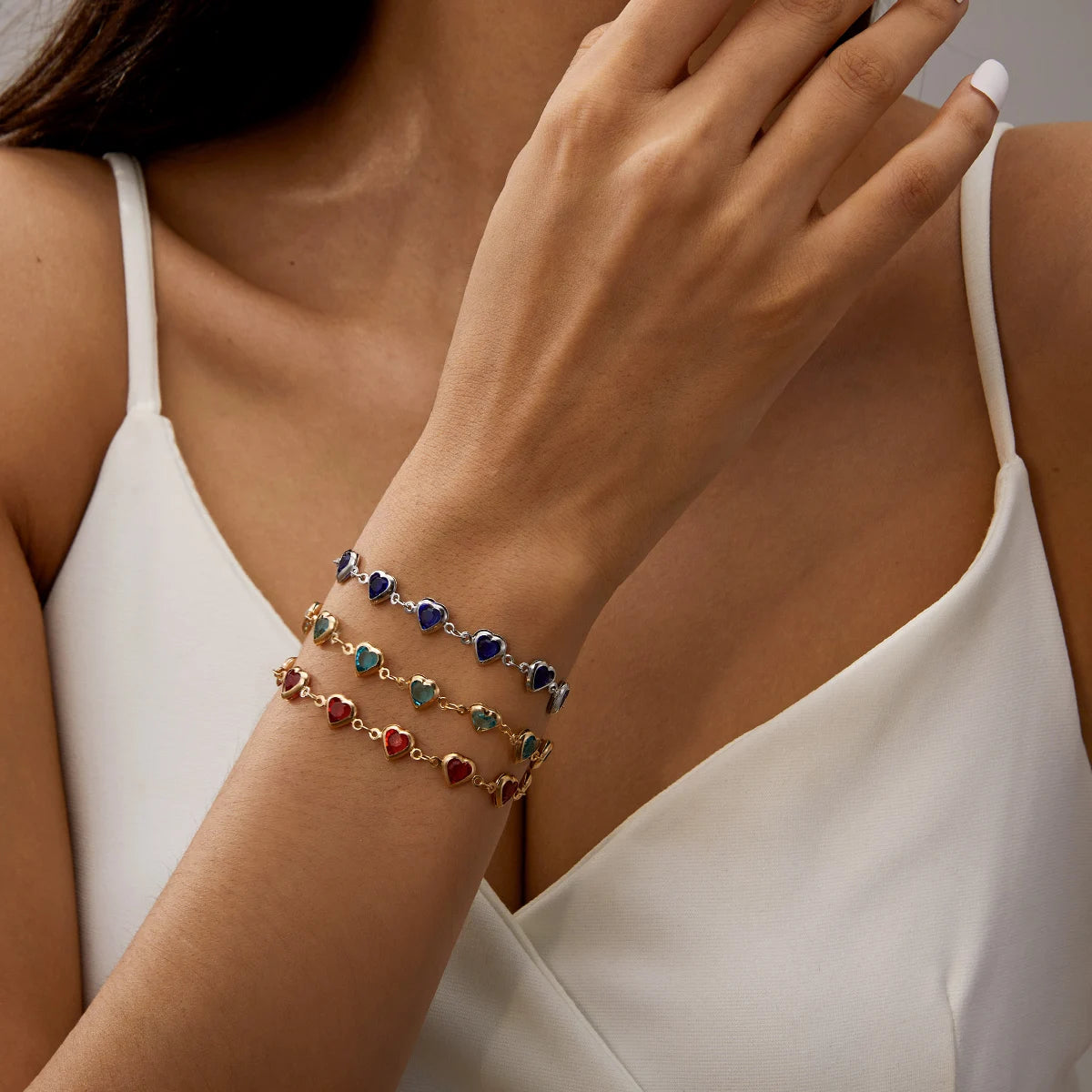 Kristallarmband i kedja – 19 modeller