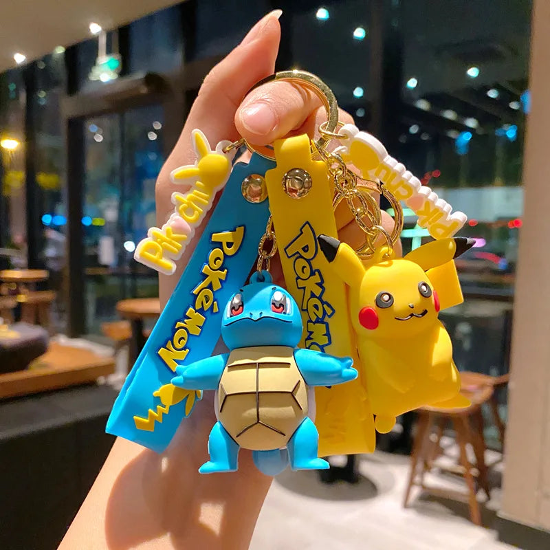 Pokémon-nyckelring – sex figurmotiv