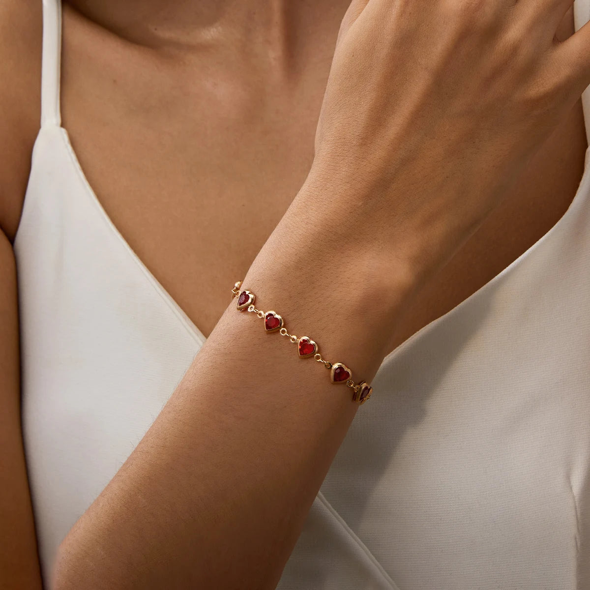 Kristallarmband i kedja – 19 modeller