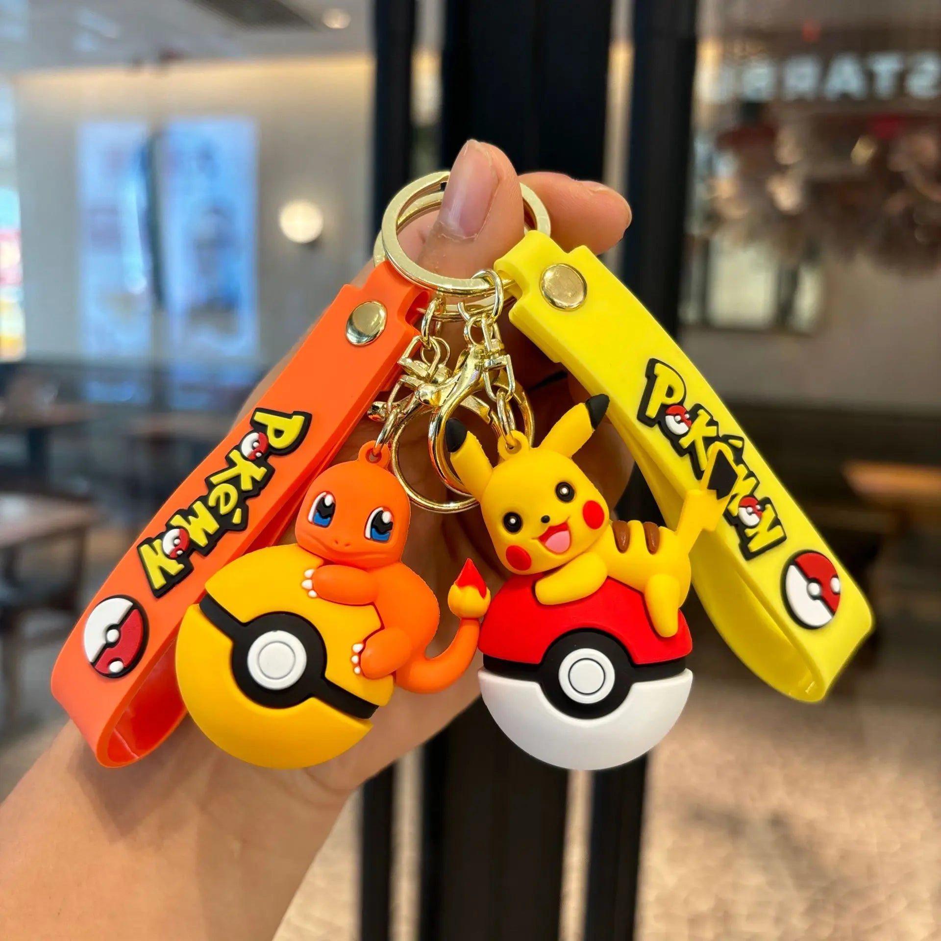 Poké Ball-nyckelring med figur
