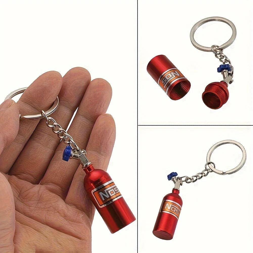 Miniatyrflaska för RC-bil – metall – produktbild 3