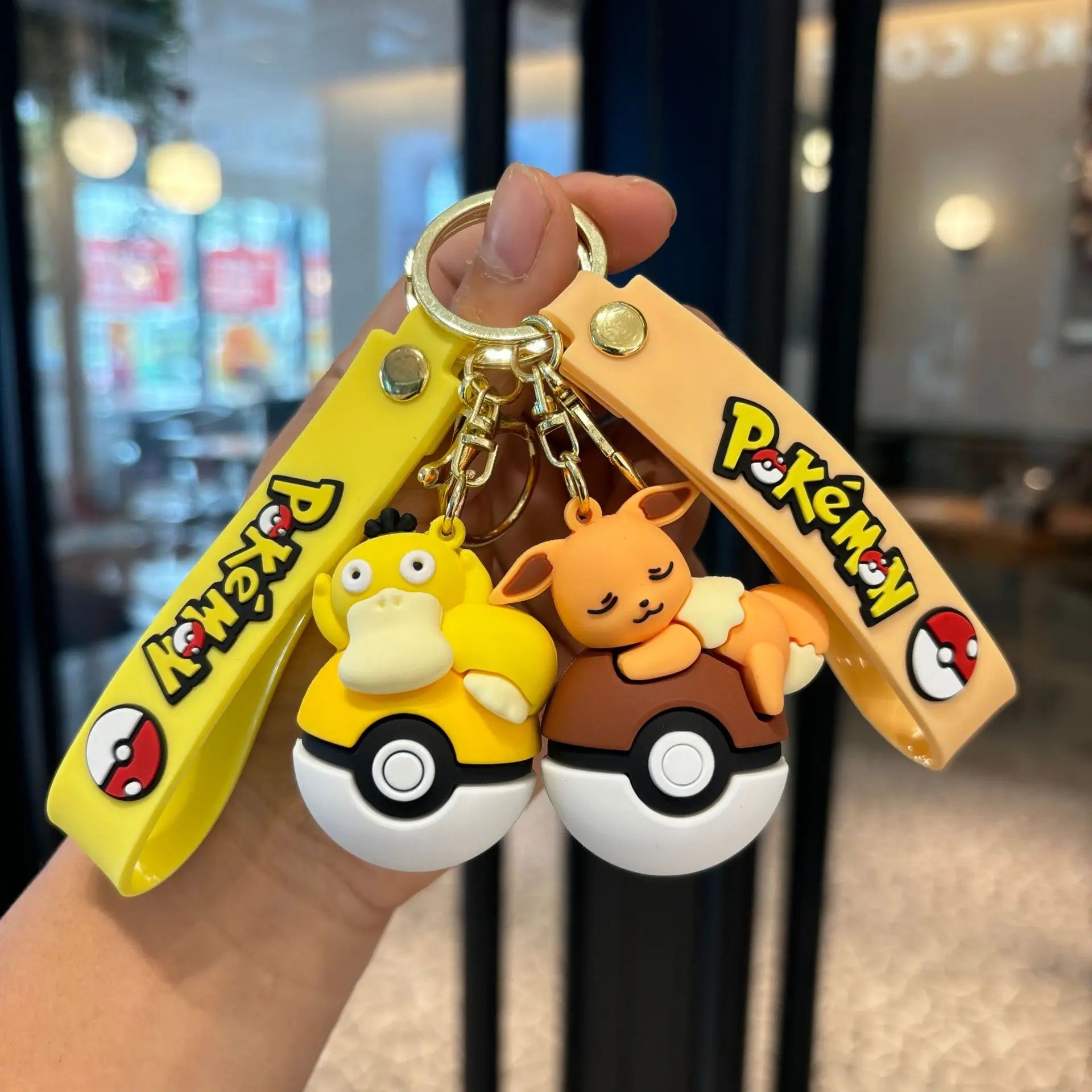 Poké Ball-nyckelring med figur