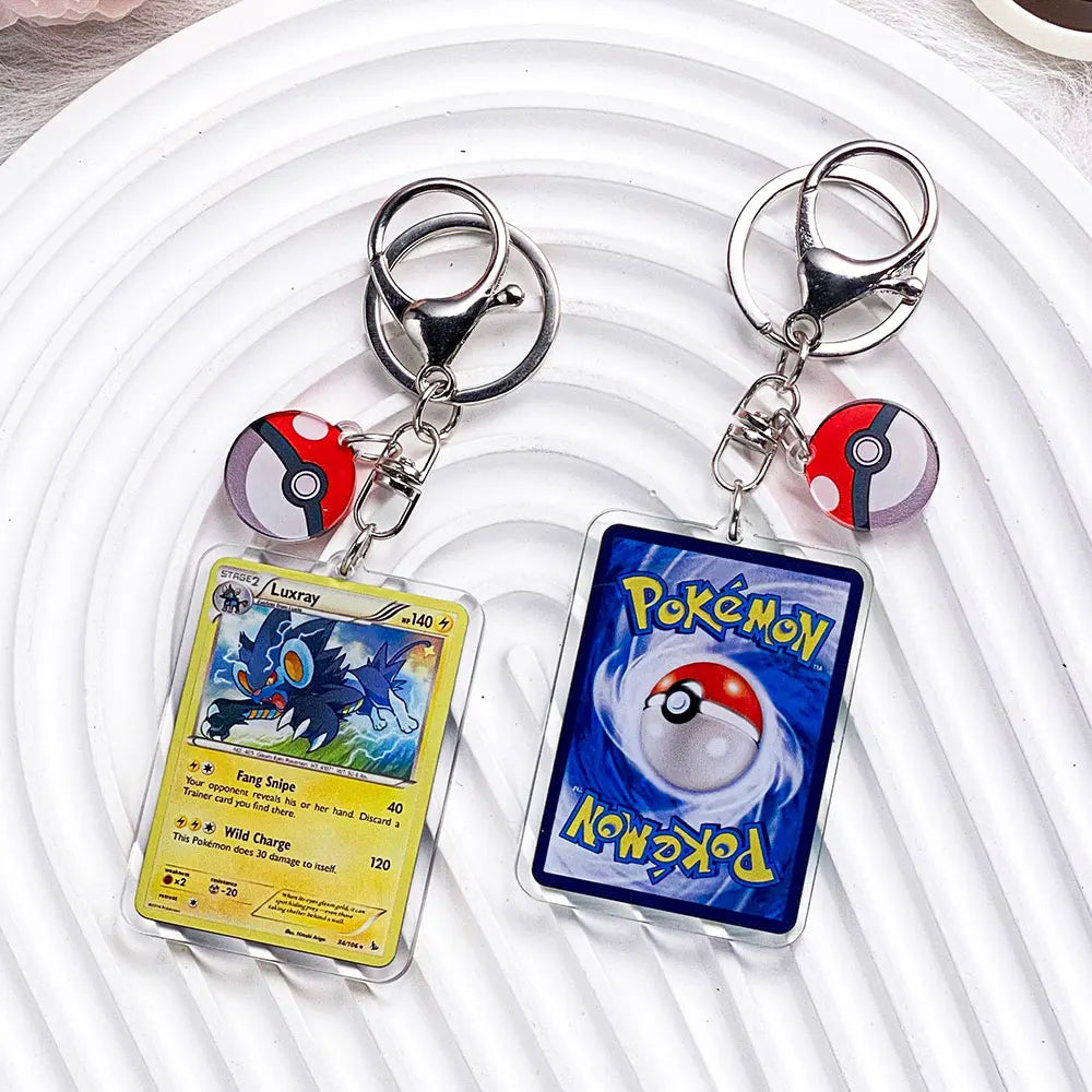 Pokémon-nyckelring i akryl – välj favorit