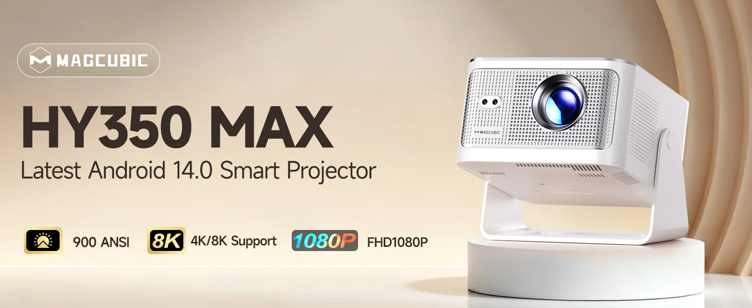 Hemmabioprojektor HY300 Pro – Android 14, wifi och Bluetooth