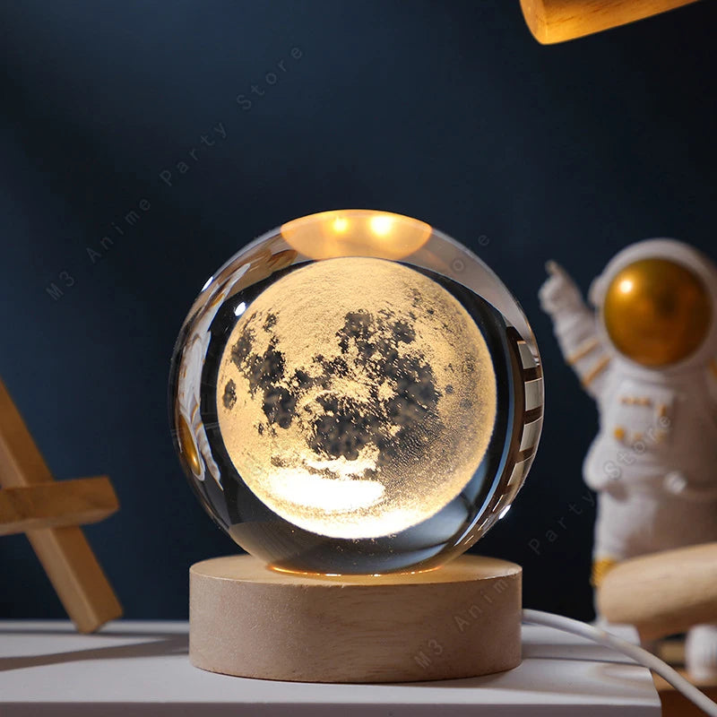 Galaxlampa i kristall – USB – produktbild 11