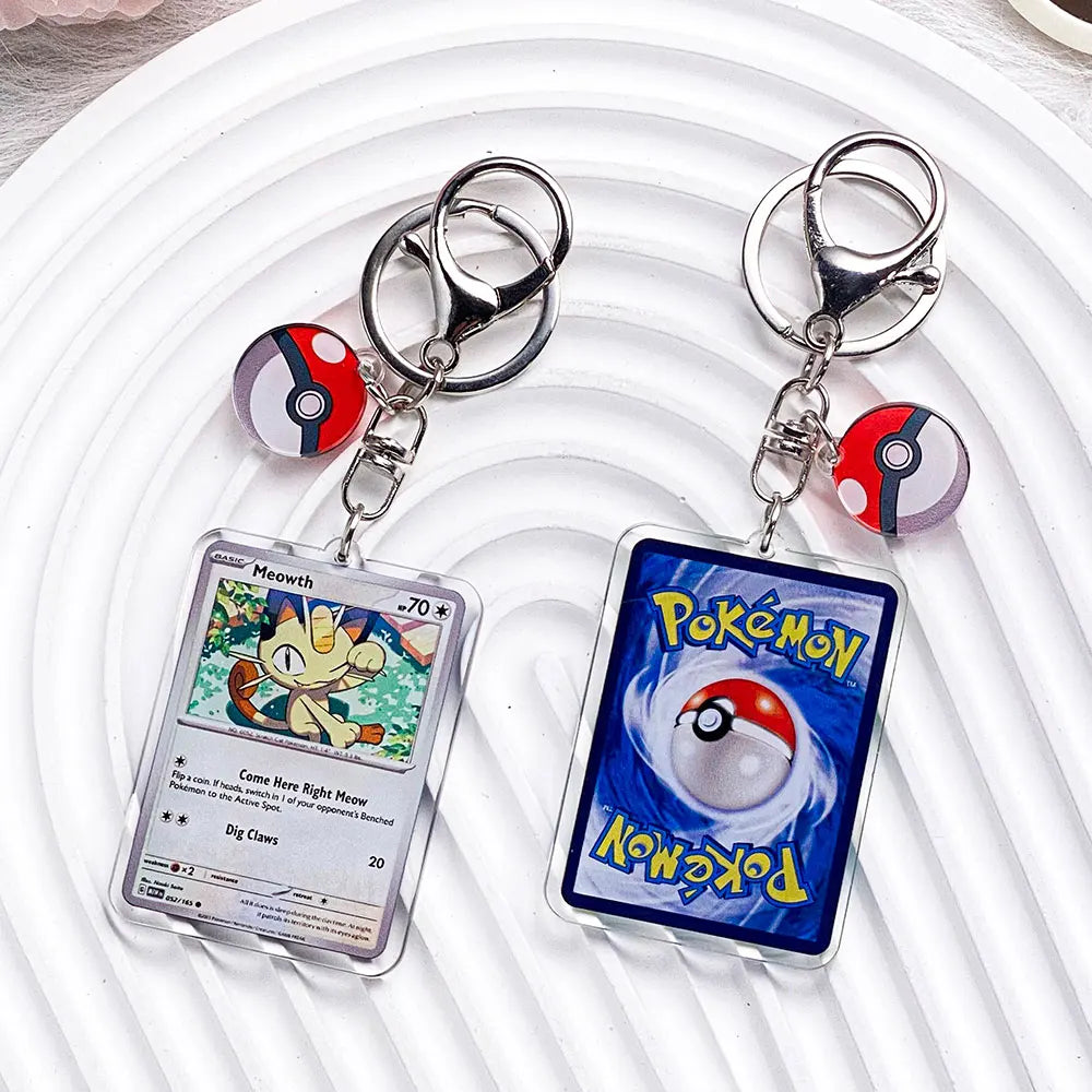 Pokémon-nyckelring i akryl – välj favorit