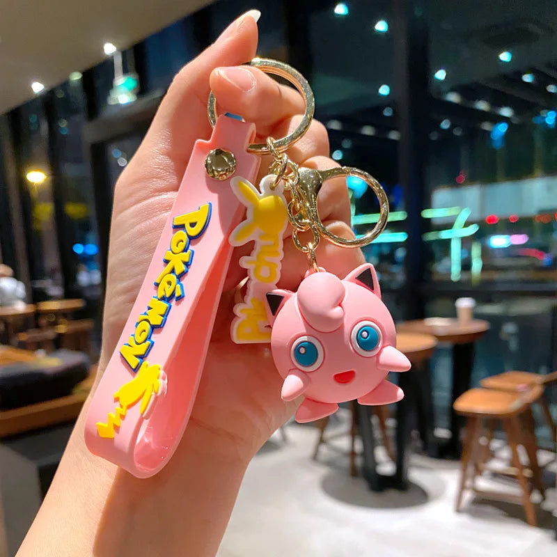 Pokémon-nyckelring – sex figurmotiv