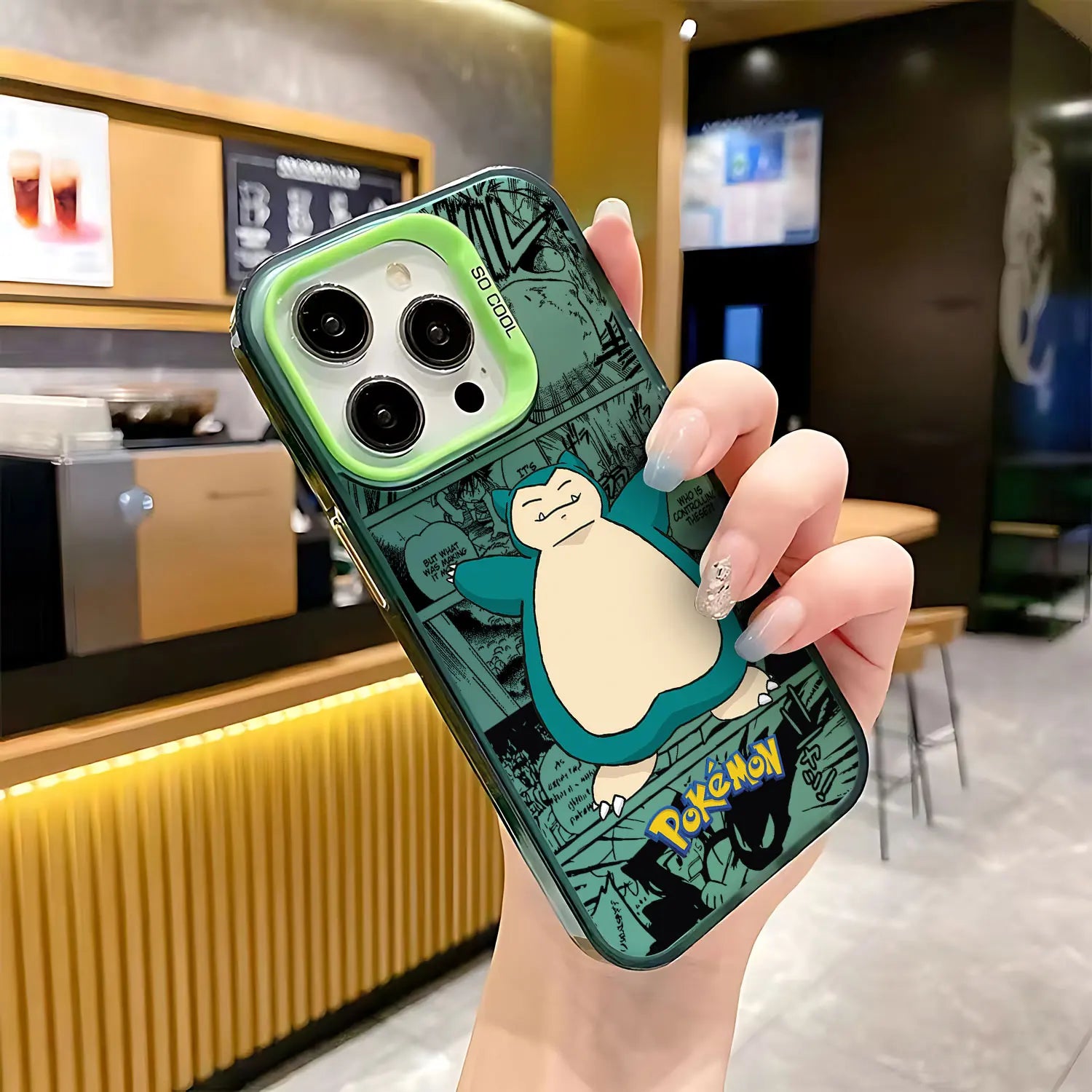 Mobilskal till iPhone – figurmotiv, matt baksida