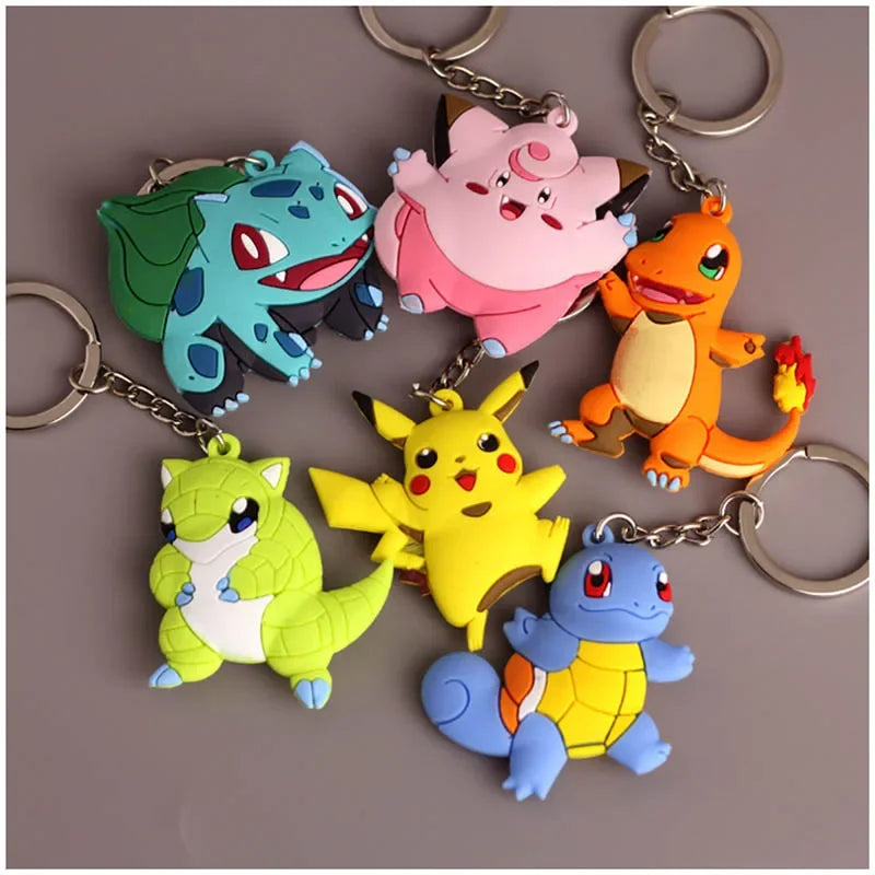 Pokémon-nyckelring med figur – 23 motiv