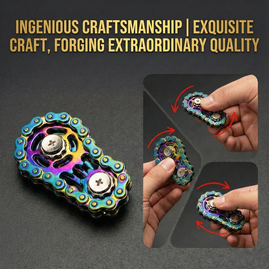 Chain Spinner – metallfidget för fokus