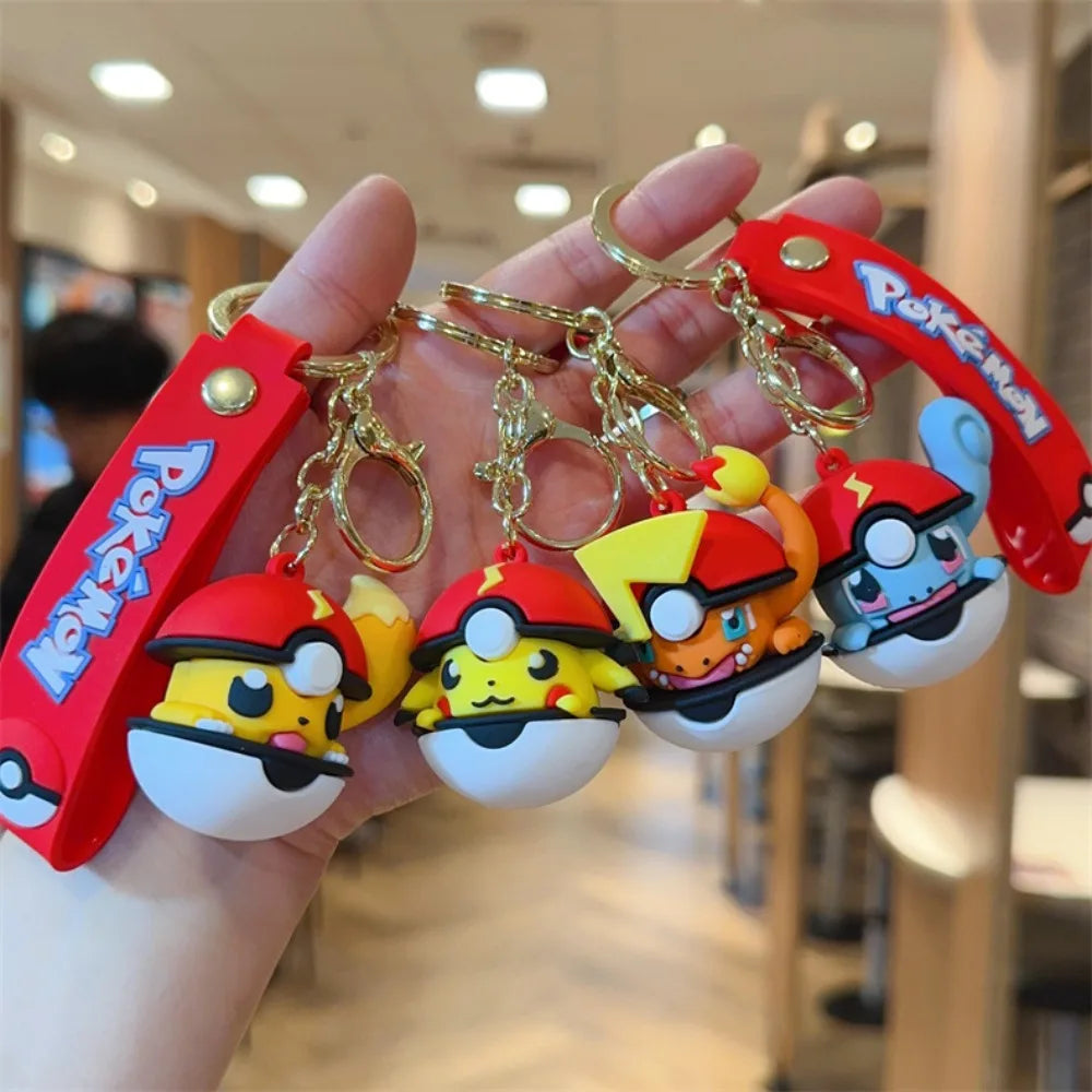 Poké Ball-nyckelring – välj modell eller set
