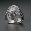 Triangelspinner i metall – produktbild 1