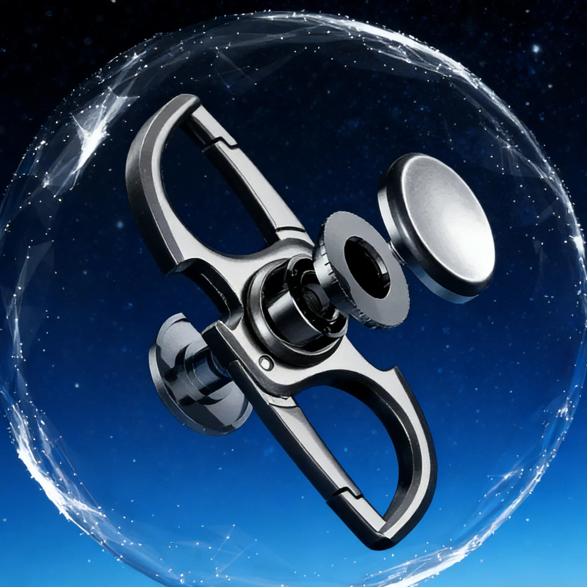 Metallspinner med flasköppnare
