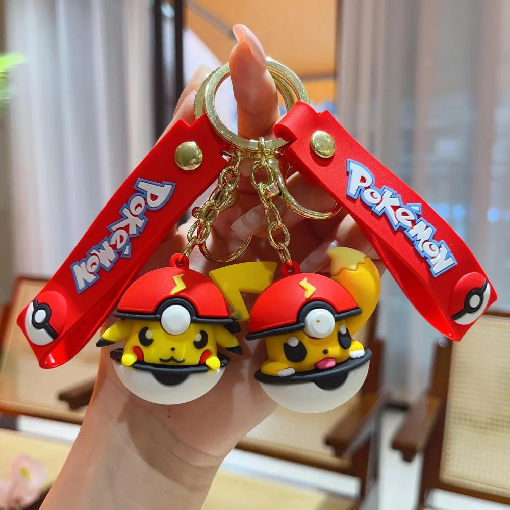 Poké Ball-nyckelring – välj modell eller set