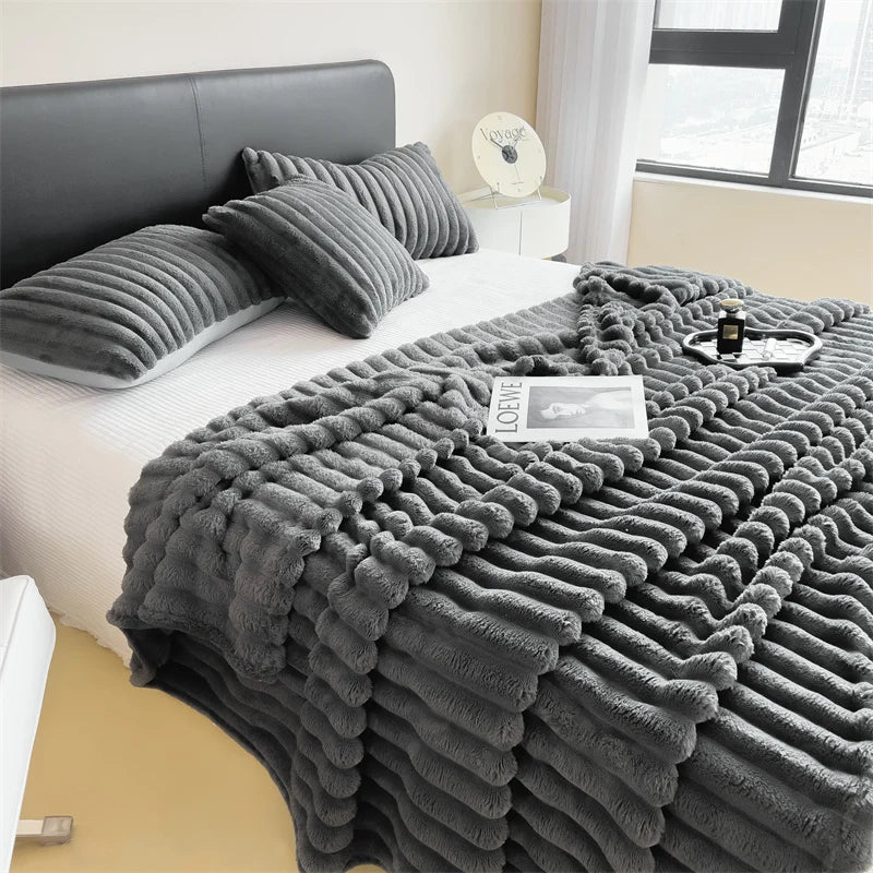 Mysfilt i fleece – räfflad