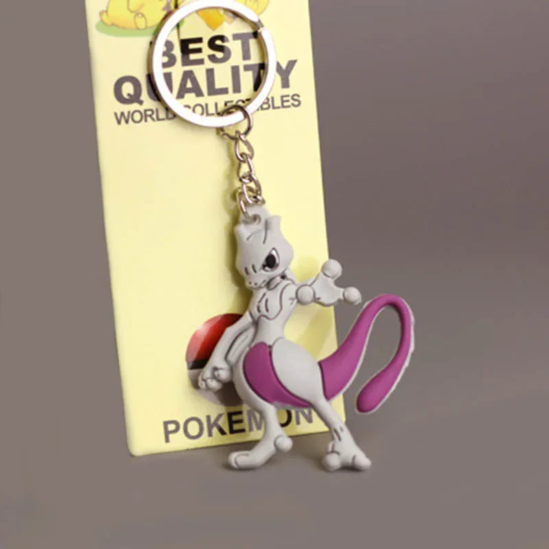 Pokémon-nyckelring med figur – 23 motiv