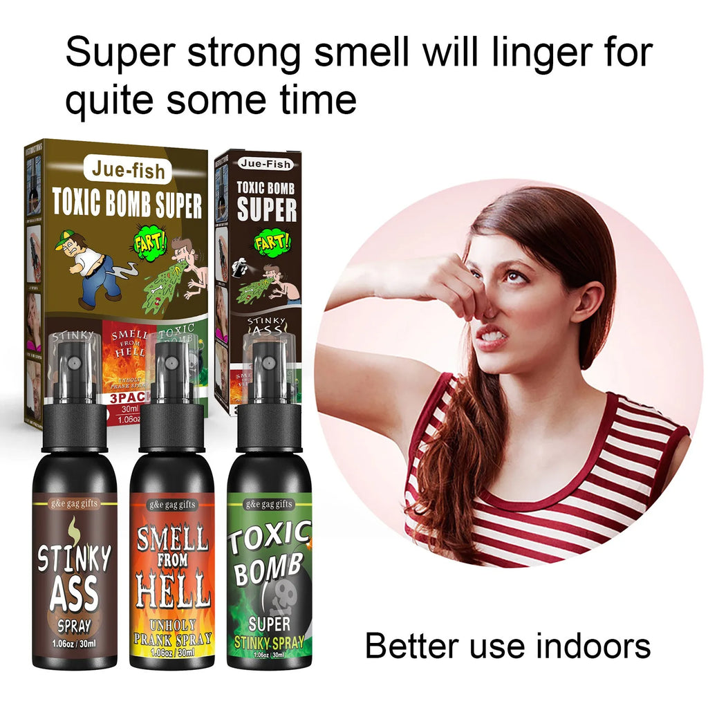 Prankspray 30 ml – vidrigt rolig skämtspray
