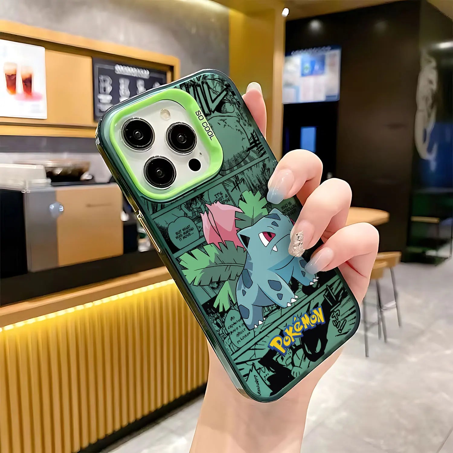 Mobilskal till iPhone – figurmotiv, matt baksida