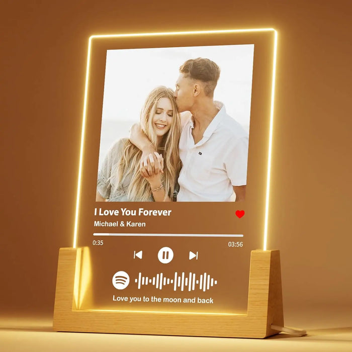 Musikskylt med eget foto och låtkod