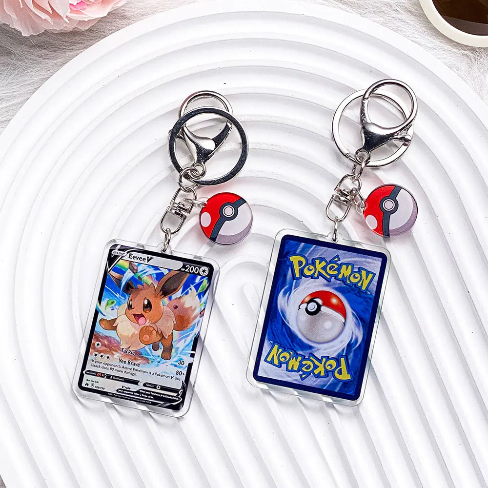 Pokémon-nyckelring i akryl – välj favorit