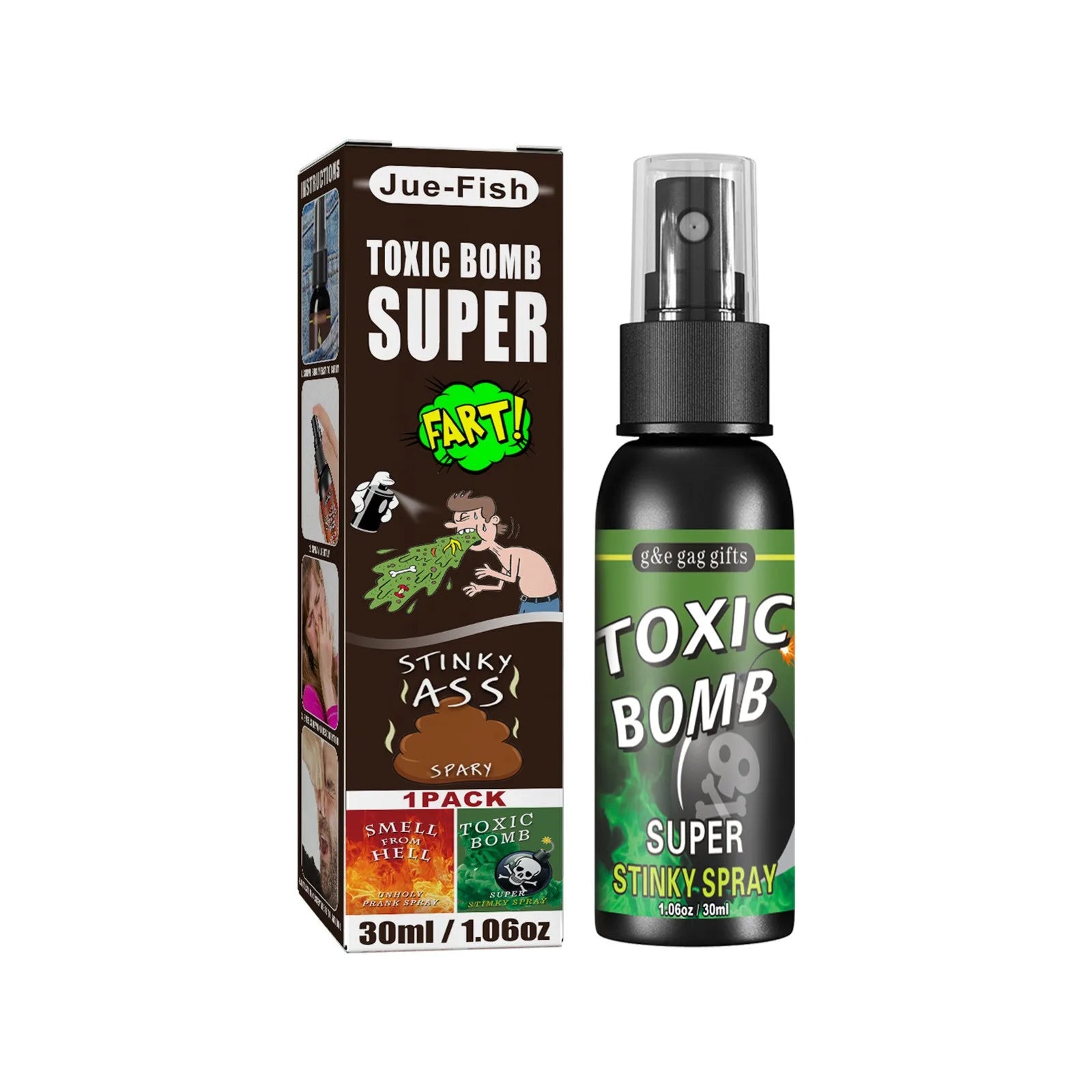 Prankspray 30 ml – vidrigt rolig skämtspray