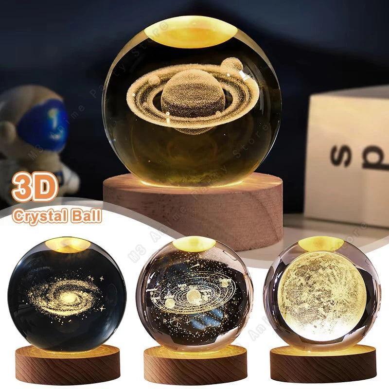 Galaxlampa i kristall – USB – produktbild 9