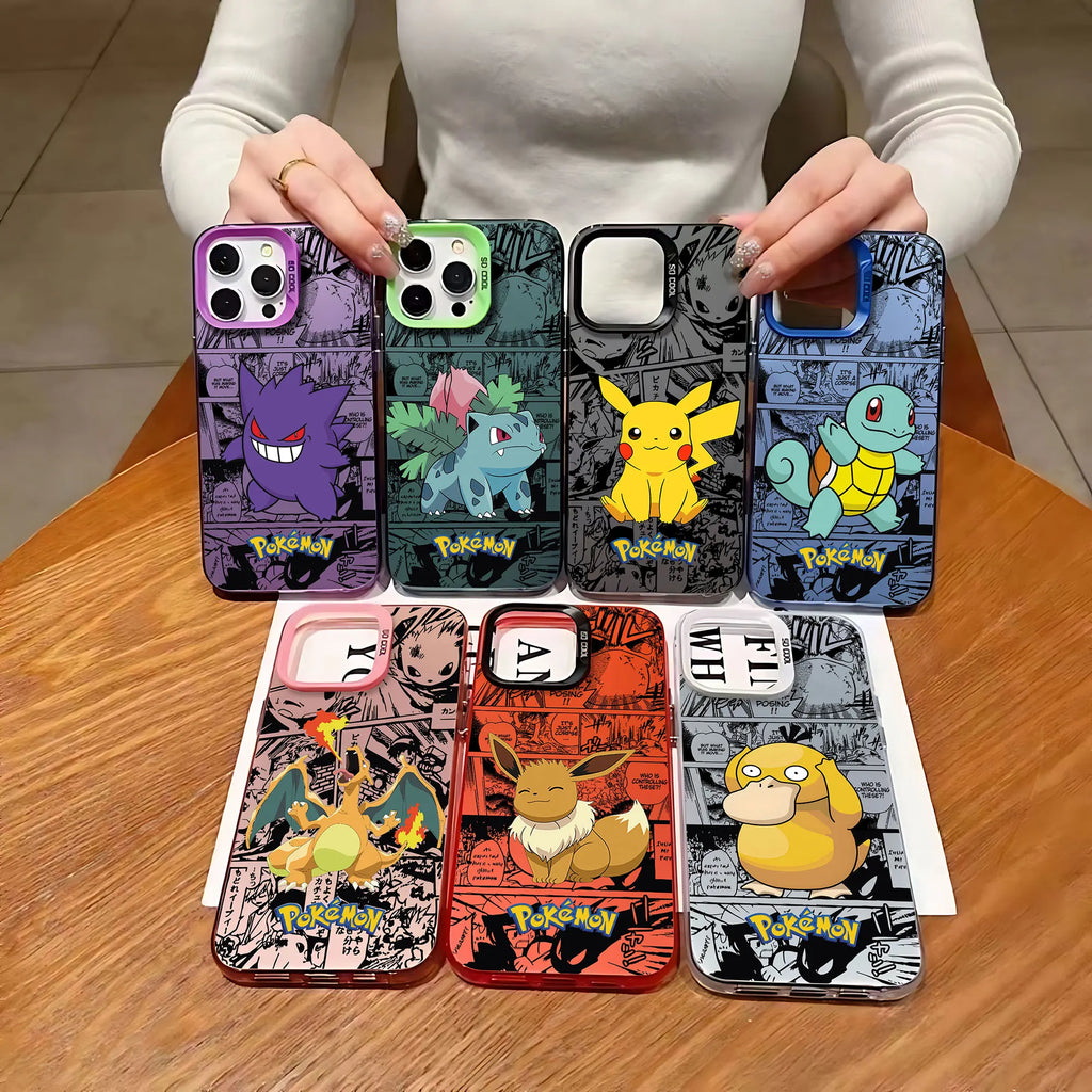 Mobilskal till iPhone – figurmotiv, matt baksida