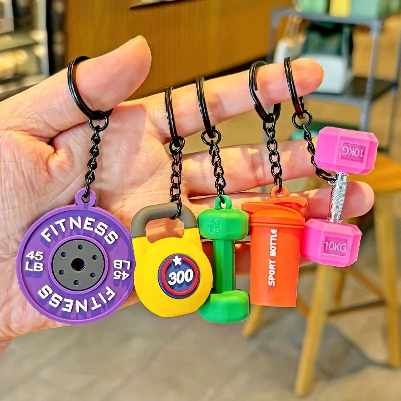 Mini-gymredskap som nyckelring – välj modell – produktbild 17