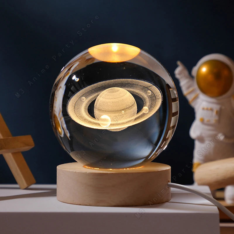 Galaxlampa i kristall – USB – produktbild 13