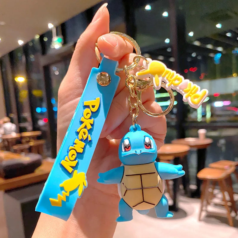 Pokémon-nyckelring – sex figurmotiv