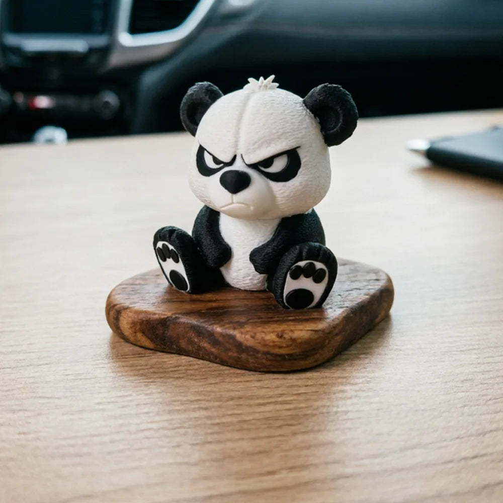 Sur panda – dekoration för bil & skrivbord – produktbild 4