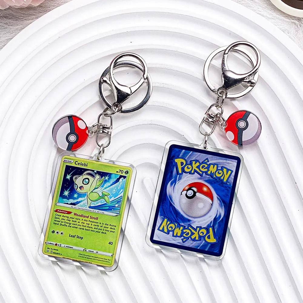 Pokémon-nyckelring i akryl – välj favorit